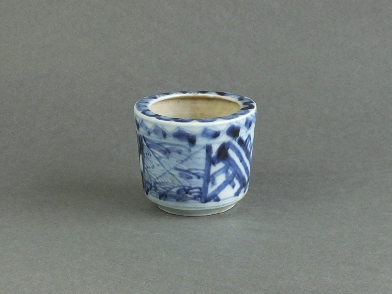 古童 - 初期伊万里 染付地文様 香炉 | 古美術品専門サイト fufufufu.com