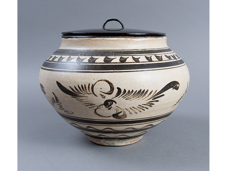 古美術 吉戸 - 金ー元時代 磁州窯鉄絵水指 | 古美術品専門サイト