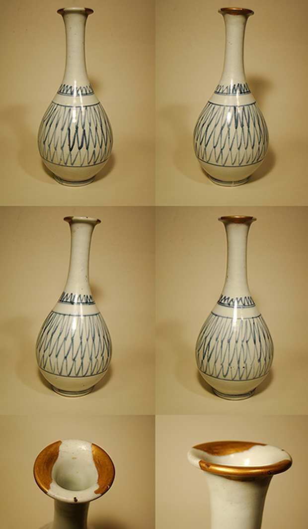 古童 - 初期伊万里 網手文 徳利 | 古美術品専門サイト fufufufu.com