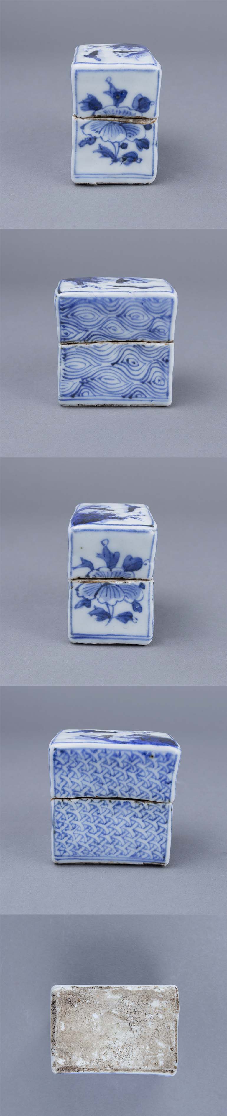 源右衛門 染付風鎮【美品】箱あり 公式] 源右衛門窯オンラインショップ