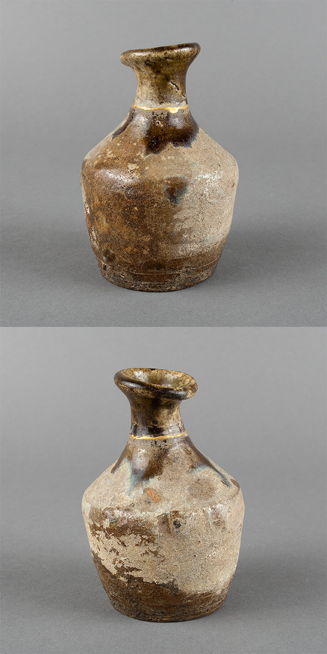 朝鮮唐津 小徳利 発掘伝製品 125cc 7尺徳利 振り出し 桃山・古唐津 朝鮮