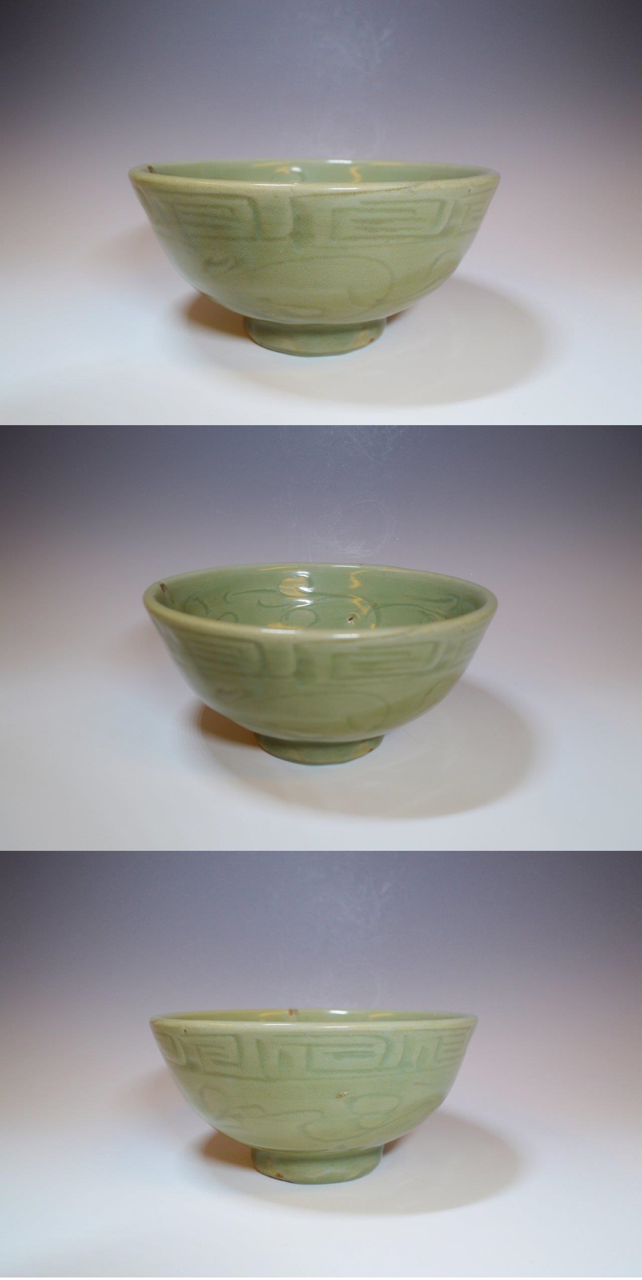 中国 龍泉窯 青磁 果実文碗 鉢 V R7814 【公式通販】