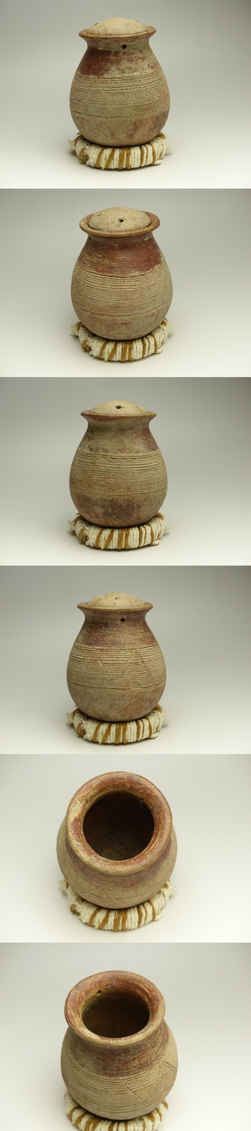 古美術 猫 - アフリカの蓋付壺 | 古美術品専門サイト fufufufu.com