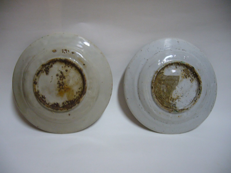 古美術 藤島 - 呉須赤絵皿二枚 ① | 古美術品専門サイト fufufufu.com