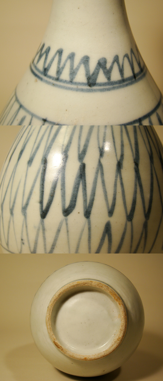 古伊万里献上手鶴首花入無傷 古伊万里献上手鶴首花入無傷 古伊万里献上