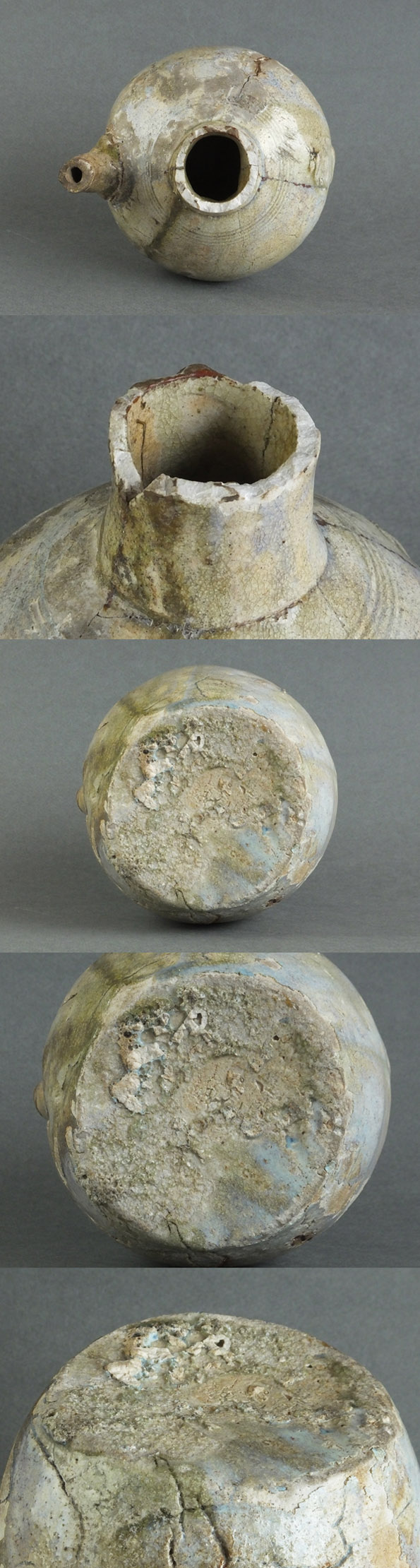 古童 - 古瀬戸 灰釉水注 | 古美術品専門サイト fufufufu.com