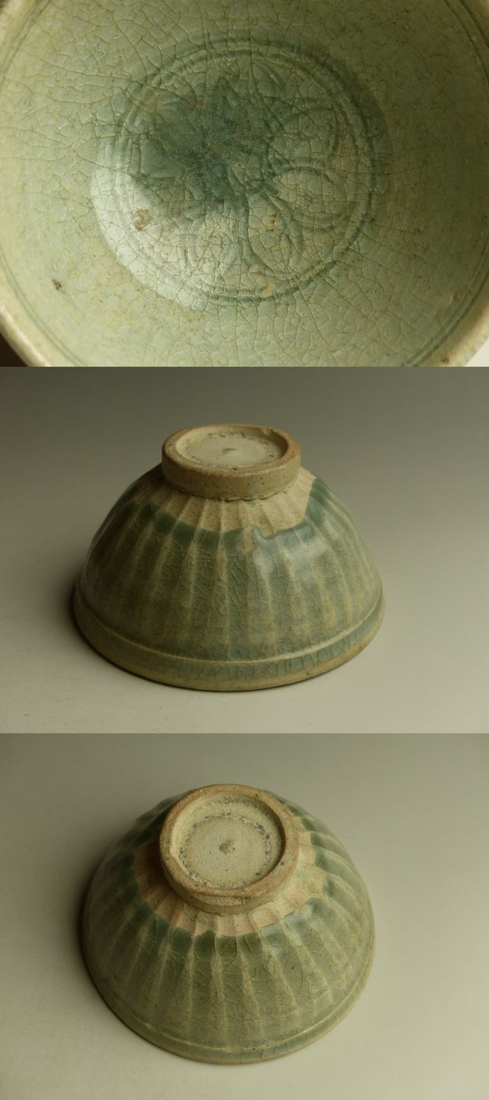 宋胡録 青磁 花生 アンティーク 専用)タイ宋胡録 青磁魚文皿 【公式通販】