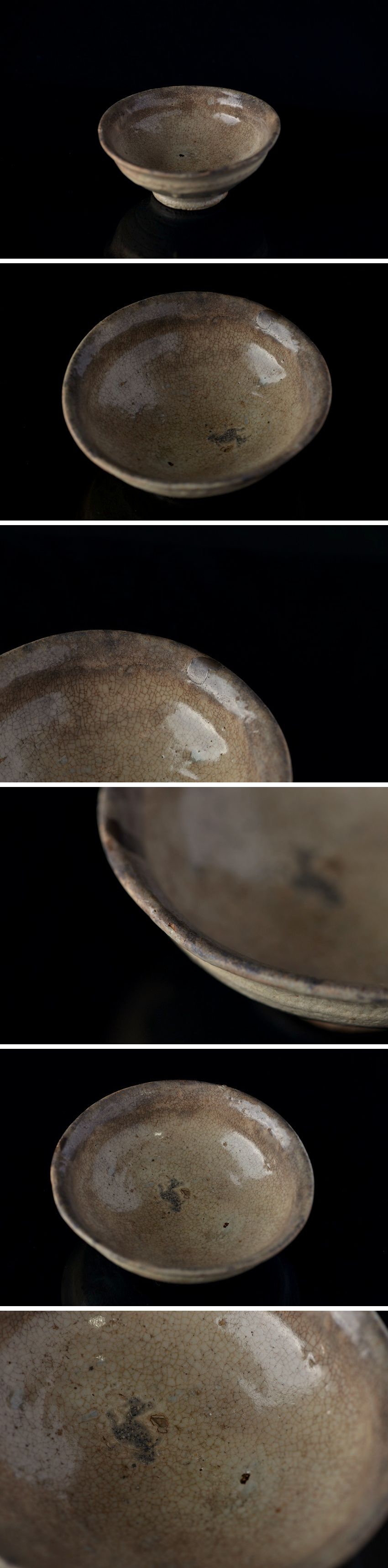 四方堂 - 李朝無地刷毛目盃 | 古美術品専門サイト fufufufu.com