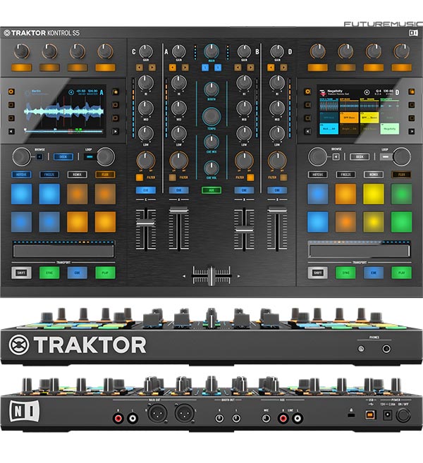New 4-channel DJ controller provides innovative TRAKTOR technology