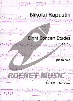 カプースチン／8つの演奏会用エチュード《輸入ピアノ楽譜》 – ロケット