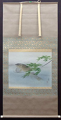 掛軸 掛け軸 絵画 波に鶴 今井景樹 掛軸 掛け軸 絵画 波に鶴 今井景樹