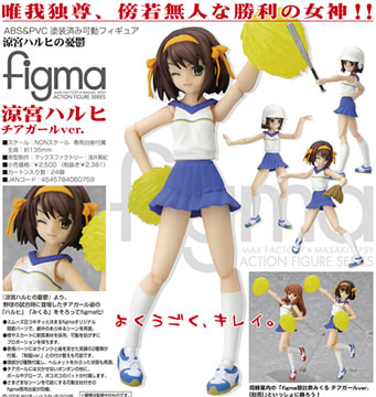 涼宮ハルヒの憂鬱 figma 涼宮ハルヒ チアガールver．