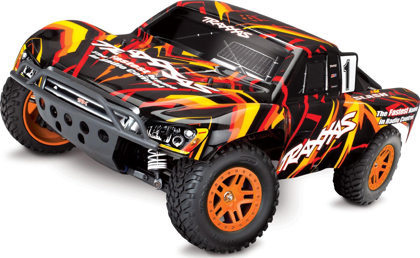 TRX680541OR - Slash 4X4 1/10 4WD XL-5 RTR Short Course Truck