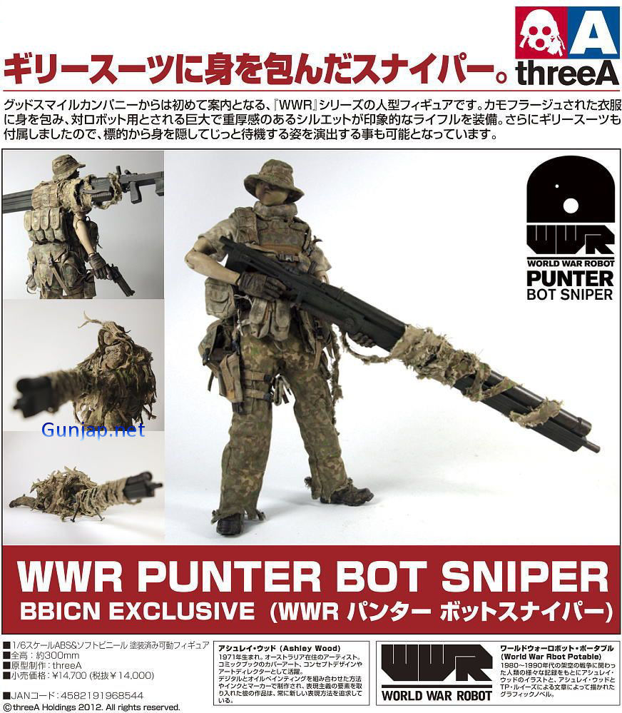 WWR PUNTER BOT SNIPER BBICN Exclusive released by Good Smile