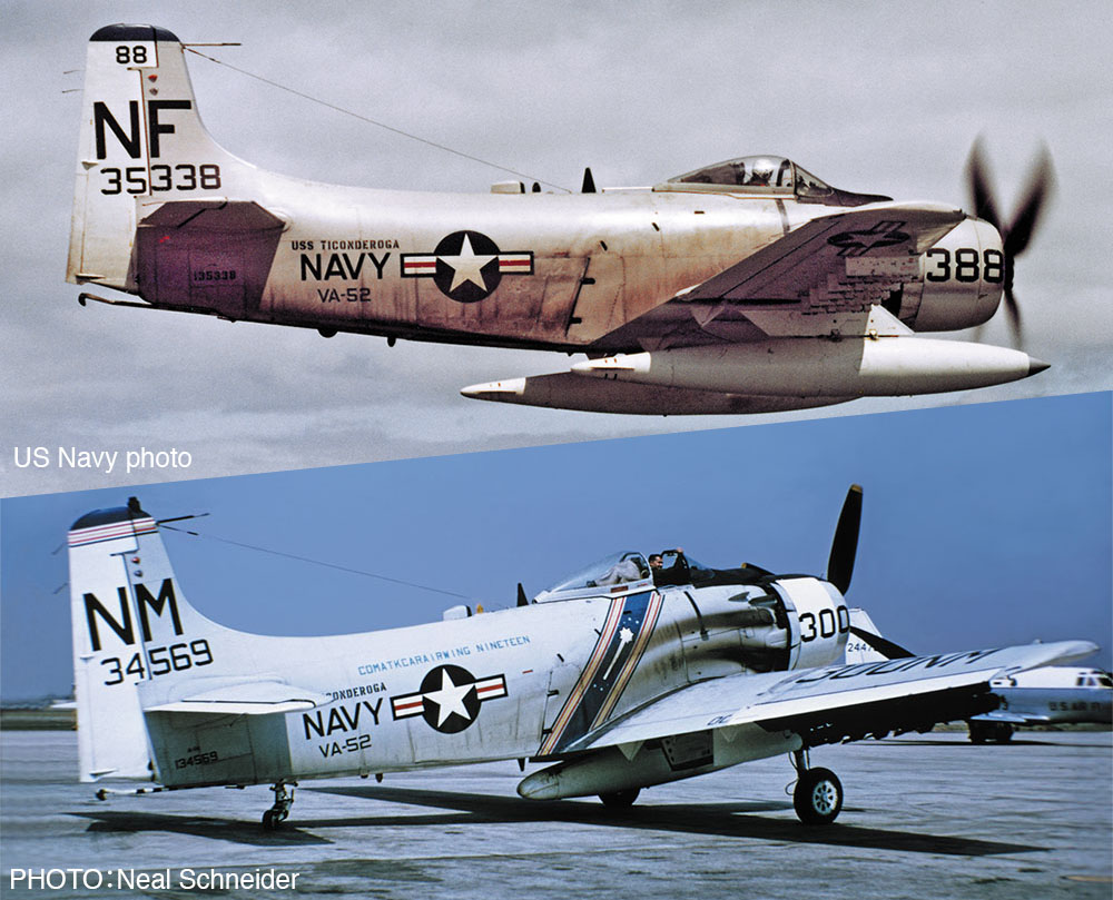 A-1H スカイレイダー 海軍型 （1/32スケール ） ハセガワ