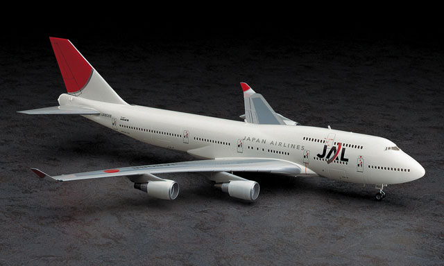 JAL日本航空旧塗装747（1/200スケール）HOGAN社製
