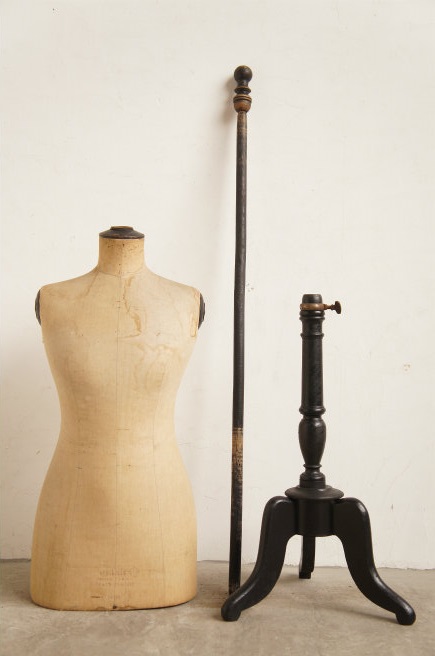 ストックマン フランス マネキン ヘッドトルソー アンティーク