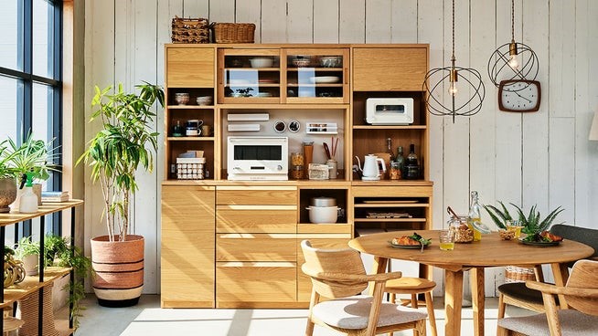 関家具 食器棚「シトラスII」シリーズを発表 ▻