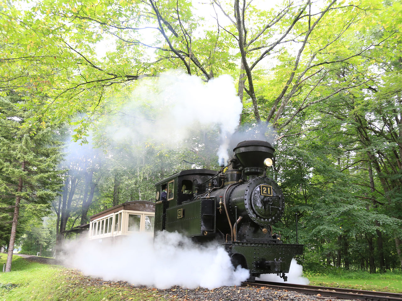 森林鉄道蒸気機関車「雨宮21号」 | 各地の北海道遺産 | 次の世代に残し