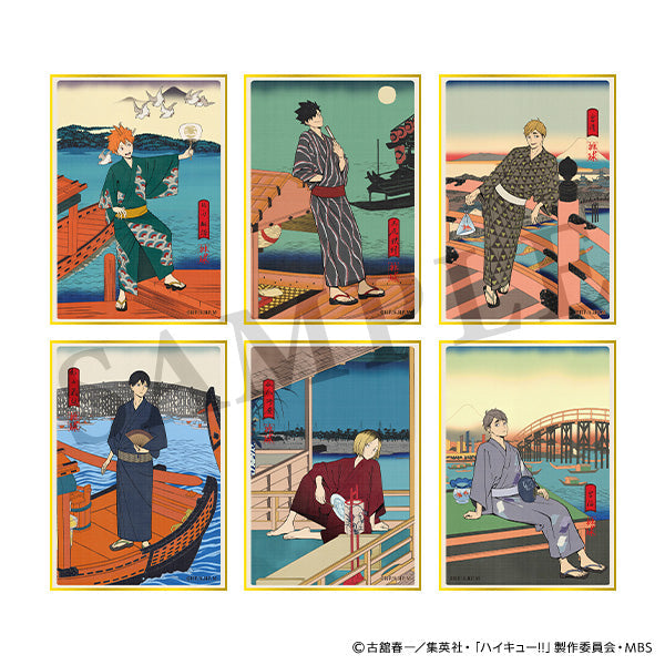 再販】ハイキュー!! トレーディングミニ色紙 排球四季景～夏ノ陣