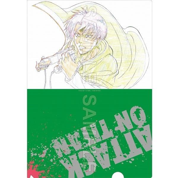 進撃の巨人 WIT STUDIO クリアファイル リヴァイ ハンジ 進撃の巨人