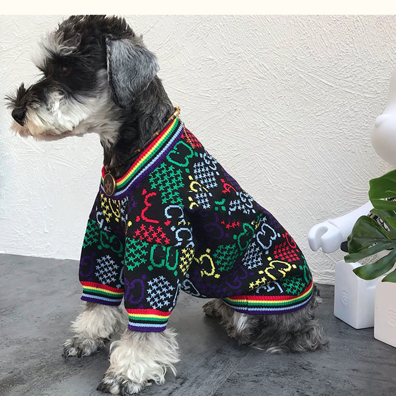 新品・未使用⭐️グッチ GGロゴ モヘア混 ドッグ セーター ニット犬服