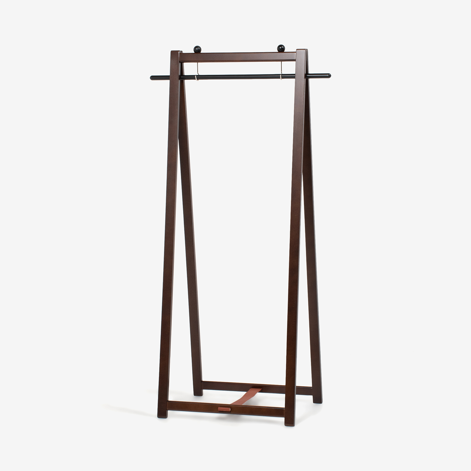 秋田木工 ハンガーラック 「3000-B」 ブナ材ウォールナット色【セール