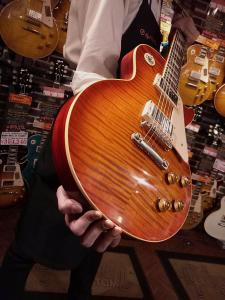 夢*場様 レスポールスタイル エレキギター オレンジ レスポール