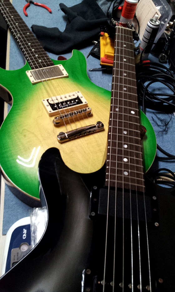 横山健 ギター ESP Edwards Kenny King Tシャツ ハイスタ 横山健