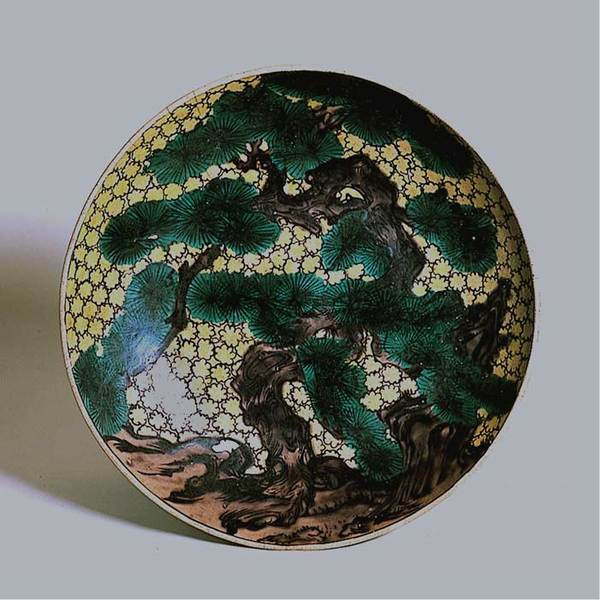 蔵にあった稀少な青手古九谷の水注 蔵にあった稀少な青手古九谷の水注