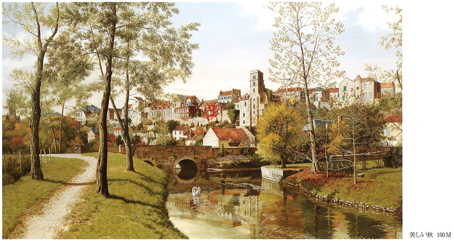 福田建之 椿花 8号 絵画、油彩 【公式通販】