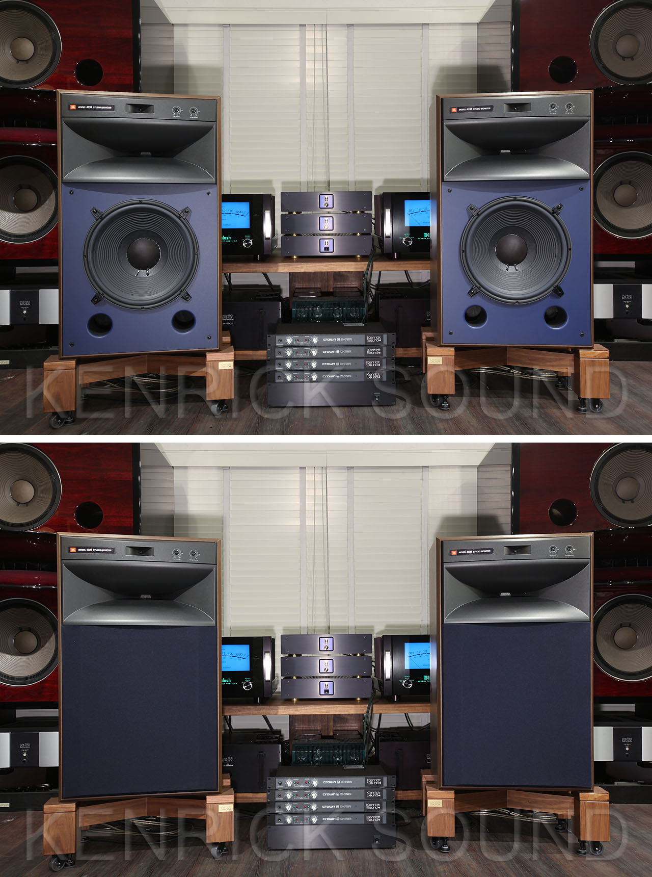 JBL 4338 貫禄の最新3wayスタジオモニタースピーカー・良品中古