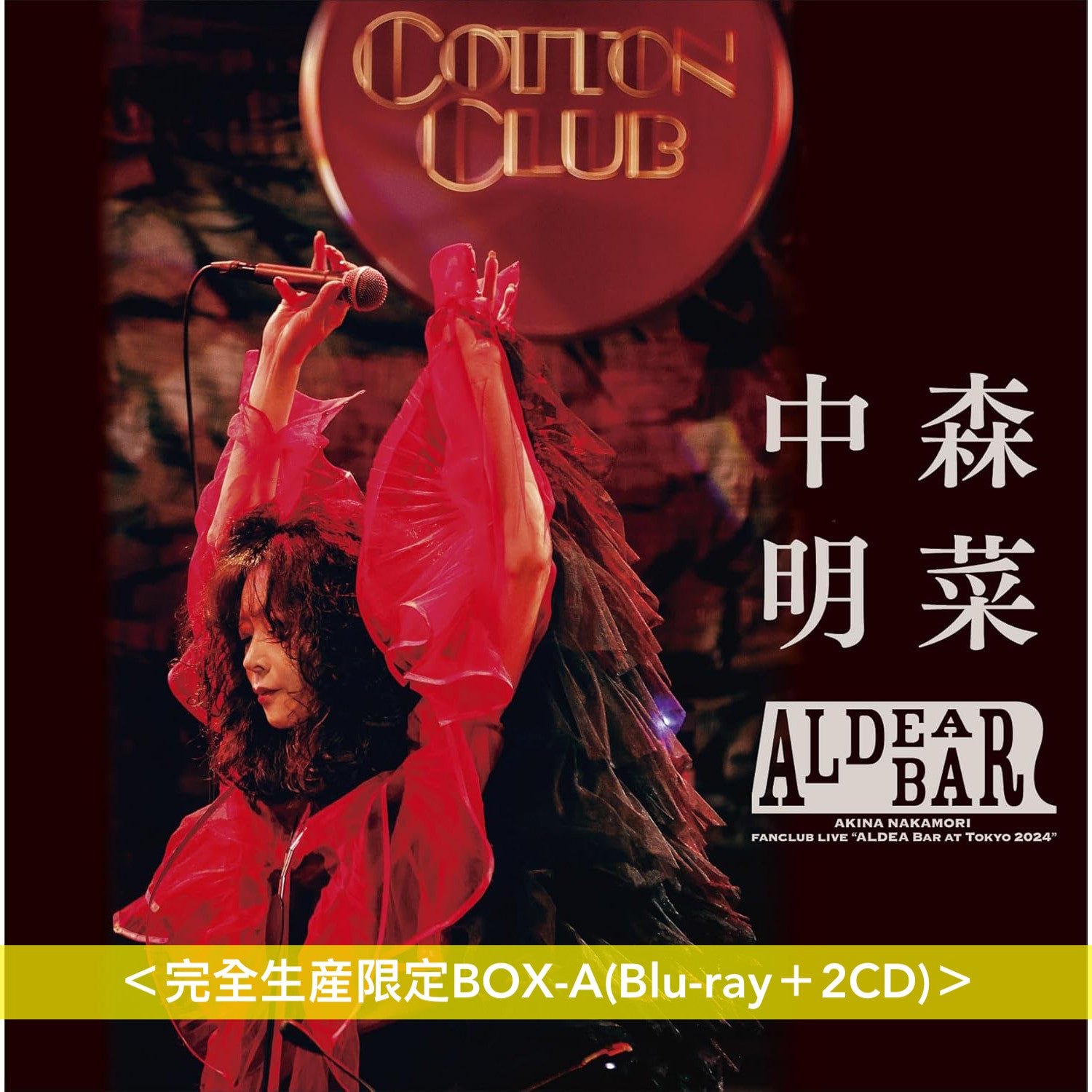 中森明菜歌迷會專屬Live Blu-ray/DVD《FANCLUB LIVE「ALDEA Bar at