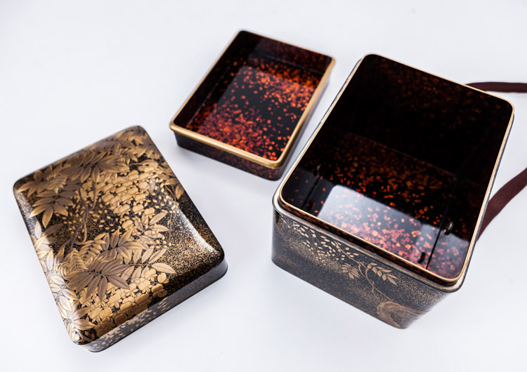 金蒔絵 硯箱、書簡箱 金蒔絵 硯箱、書簡箱 金蒔絵時代漆硯箱書道
