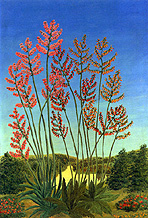 真作 アンドレ・ボーシャン Andre Bauchant「花」 カルトンに油彩 真作