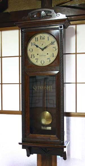 大角形長振 八日巻大形時計 - 精工舎 精工舎 SEIKO 宮