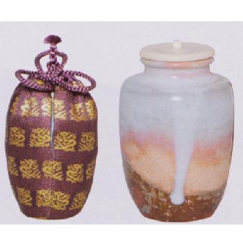 茶入 萩焼 肩衝茶入【販売】-茶道具は京都しみず孔昌堂