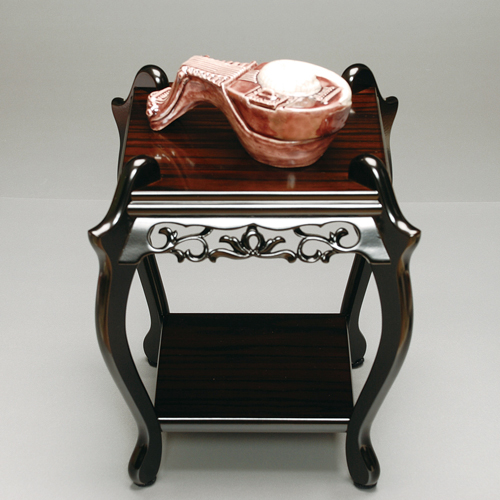 香炉台 中卓 黒檀【販売】-茶道具は京都しみず孔昌堂