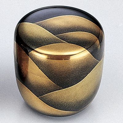 大棗 遠山蒔絵 内銀地【販売】-茶道具は京都しみず孔昌堂