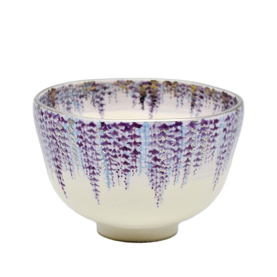 茶碗 仁清 藤【販売】-茶道具は京都しみず孔昌堂