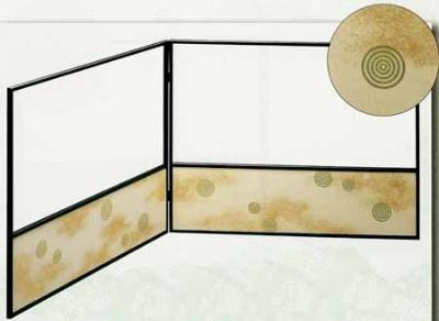 2尺4寸風炉先 腰張 渦【販売】-茶道具は京都しみず孔昌堂