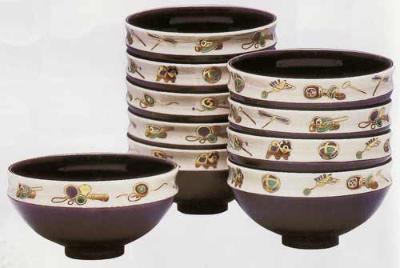 茶道具 香合 赤茶交趾 梅型 中村翠嵐 交趾焼 茶道具 香合 赤茶