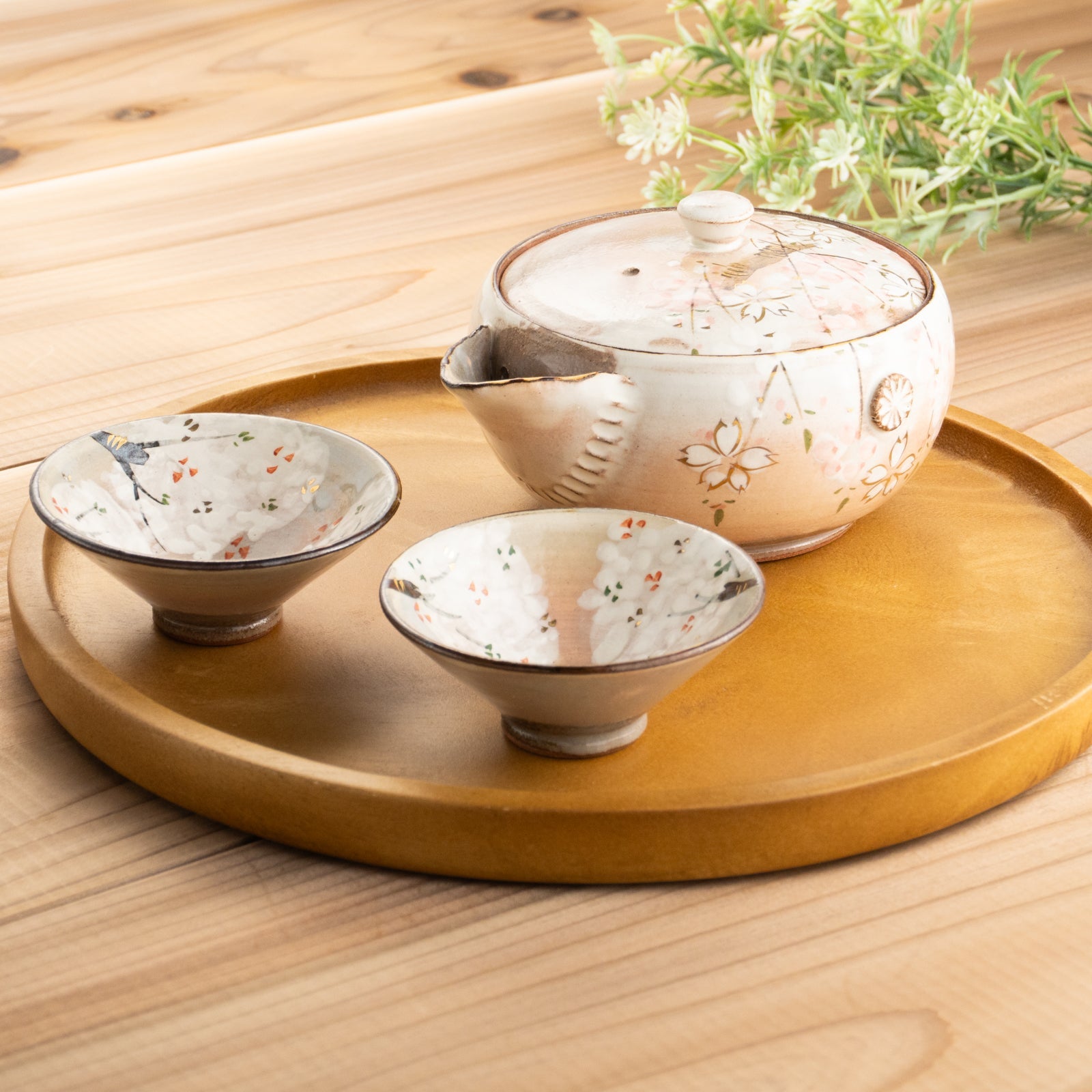 平安光泉 清水焼 京焼 番茶器揃い 平安光泉 清水焼 京焼 番茶器揃い