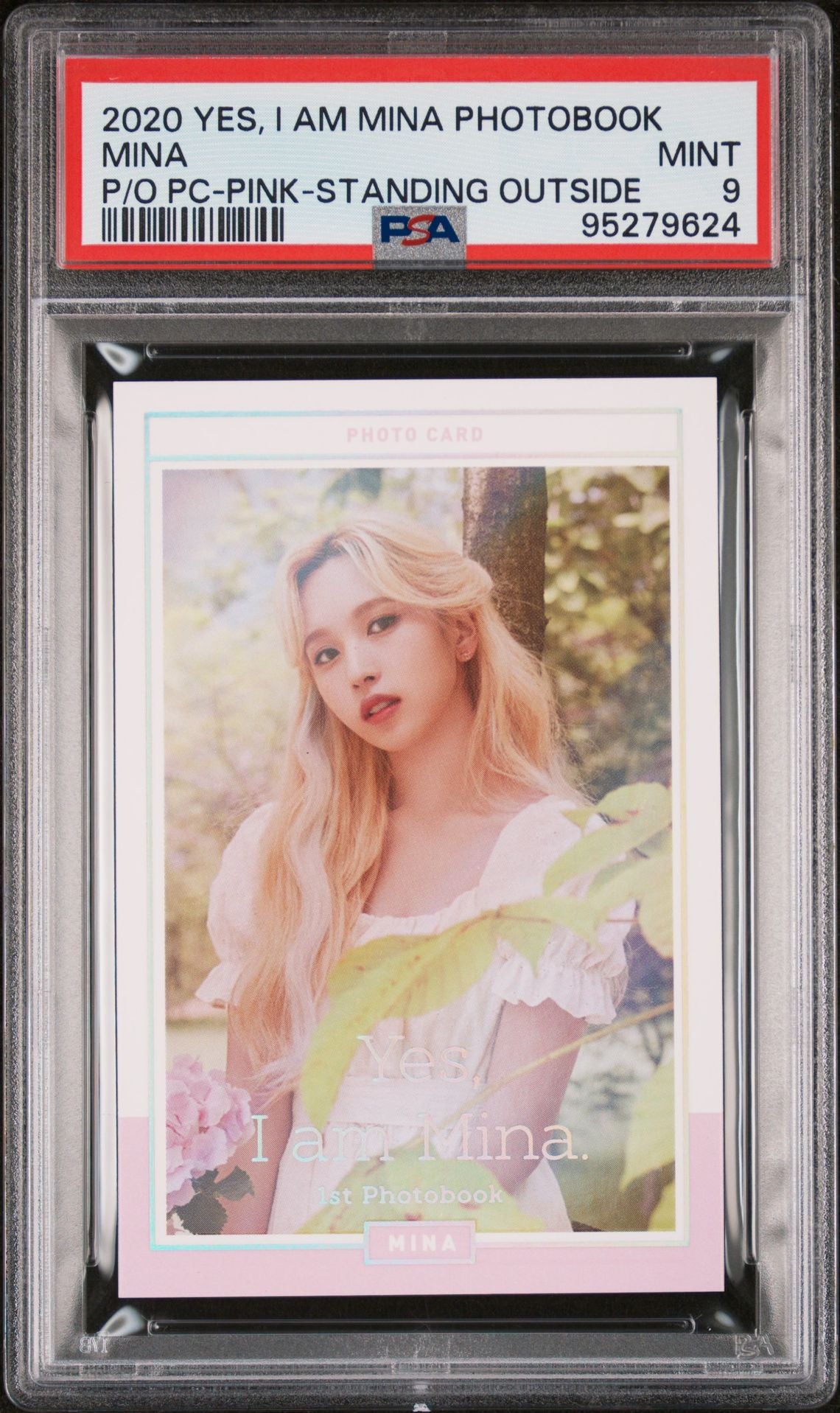 yes i am mina トレカ 2020 TWICE 1ST YES I AM MINA PHOTOBOOK MINA