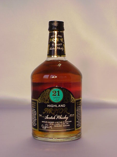 古酒ARMOR 20年 750ml スコッチウイスキー シングルモルト 20年 750ml