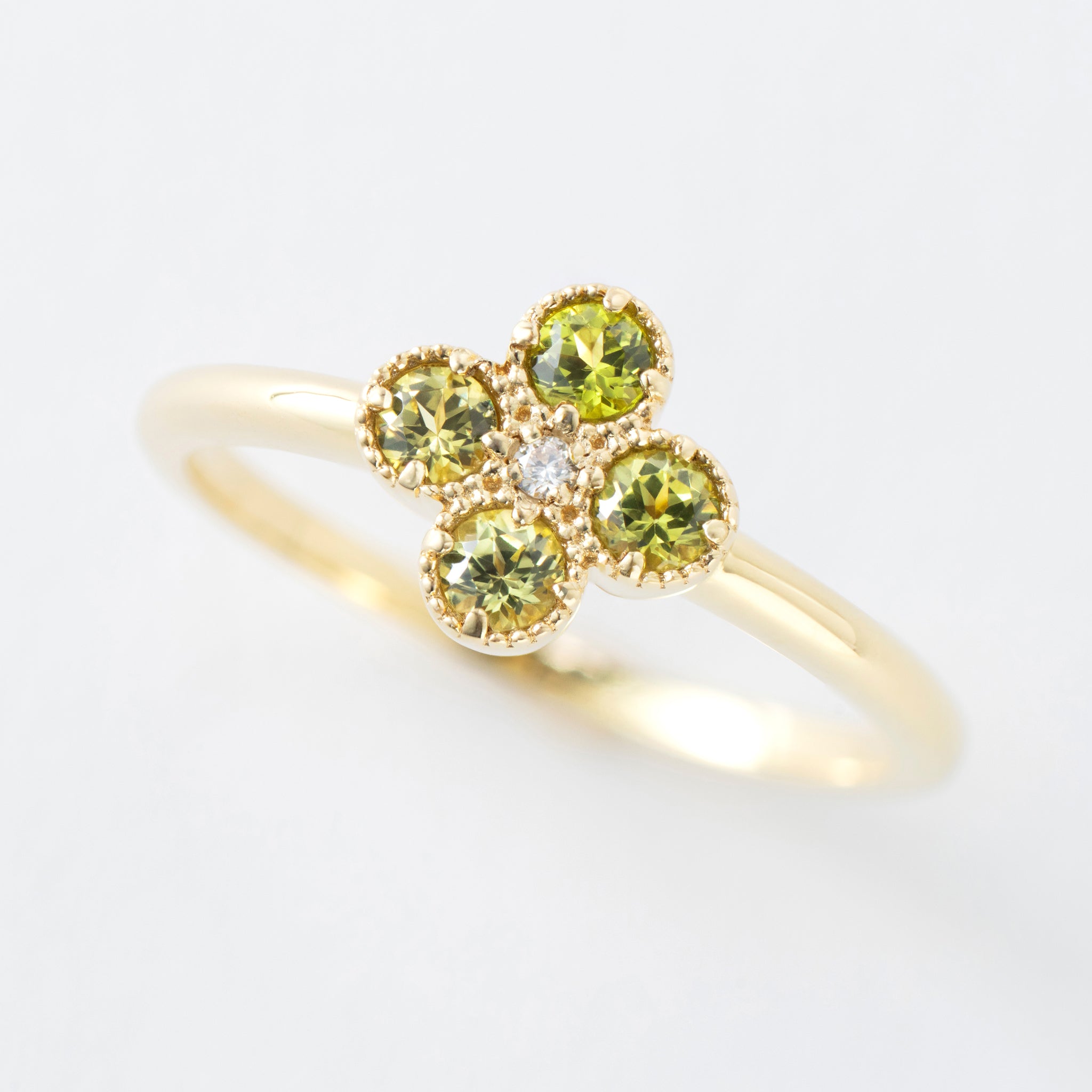 マリガーネット/ダイヤモンド K18リング(1月誕生石)《WRGN4193