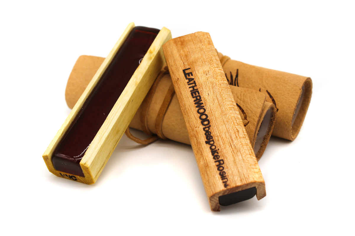 LEATHERWOOD bespoke クリスプ松脂 木製ケース皮ケース 松脂