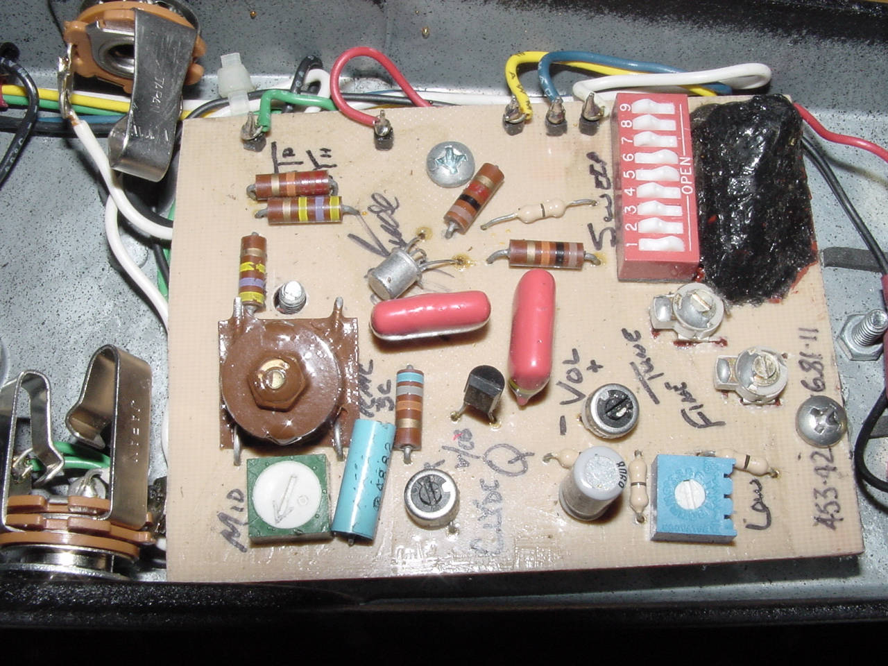 RMC3 WAH(REAL MCCOY CUSTOM)中身写真だけ ギター・エフェクターの自作