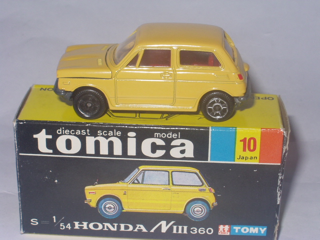 トミカNo.10 トミカ 香港トミカ ホンダ NⅢ 360 NO.10 1/54 ホンダ
