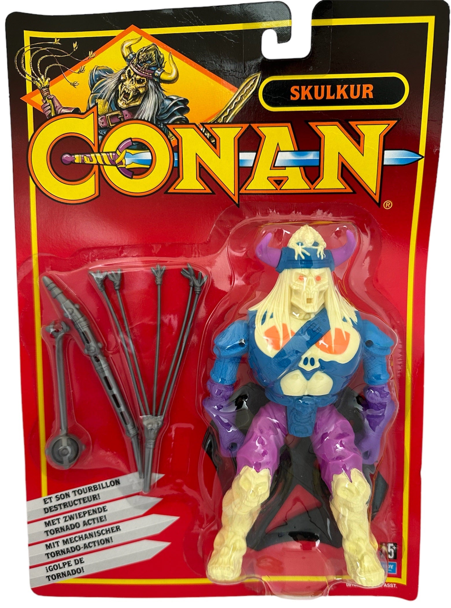Vintage 1993 Conan The Adventurer - Skulkur 8 Inch Action Figure